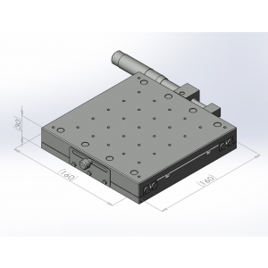 160mm交叉滾子手動平移台