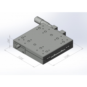 125mm交叉滾子手動平移台