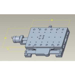 100x160mm精密螺桿平移台-數位顯示