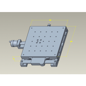 160x160mm精密螺桿平移台-數位顯示