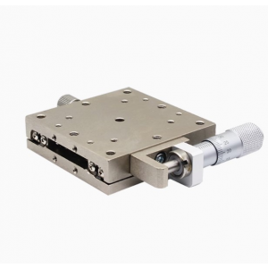 不鏽鋼60mm線性鋼珠導軌型手動平移台